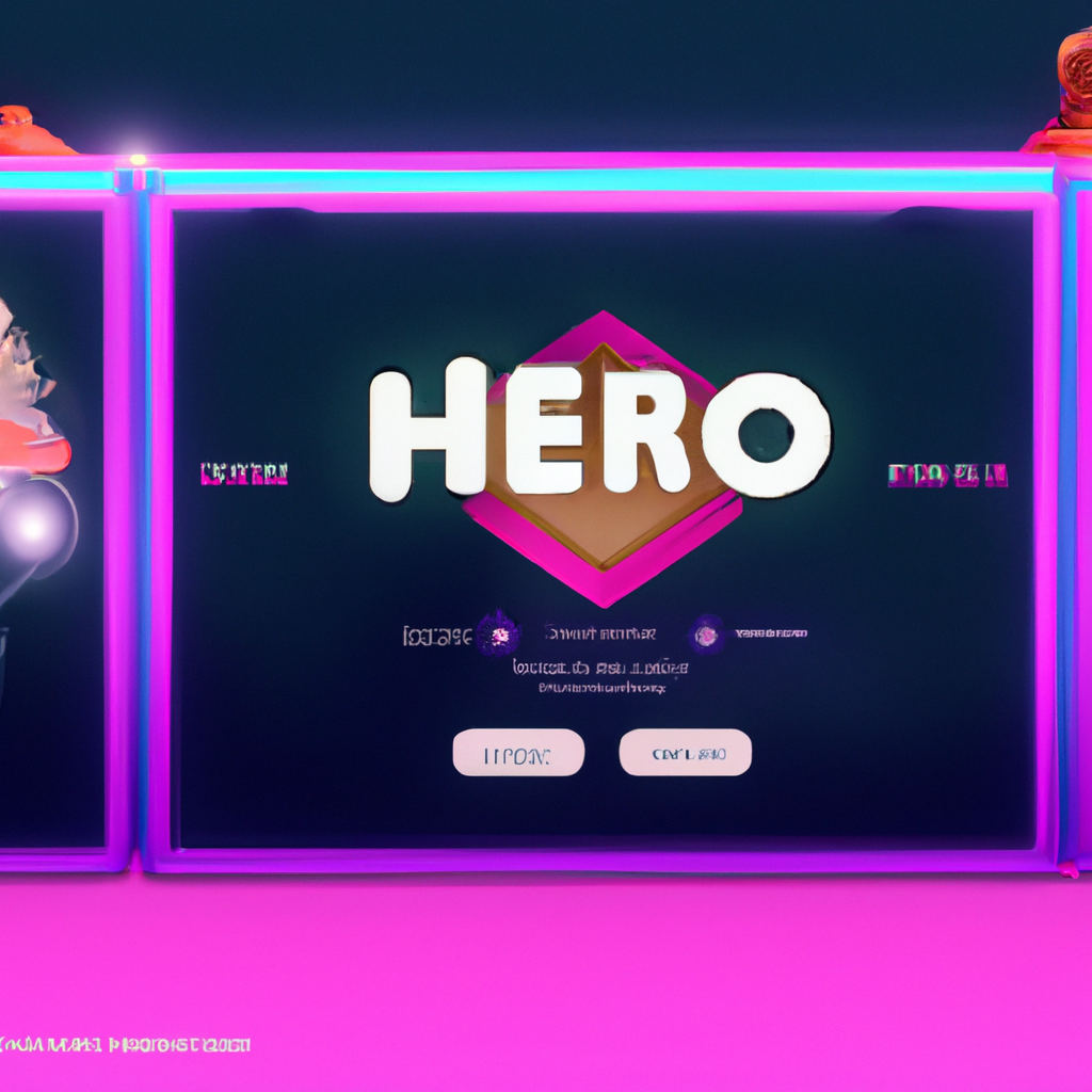 ArcadeForge hero montage: pastel-brutalist arena with avatar and HUD